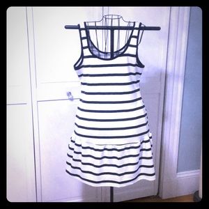 Cute black & white striped dress